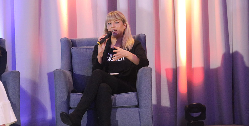 Abi speaking during 2024 AVA Summit