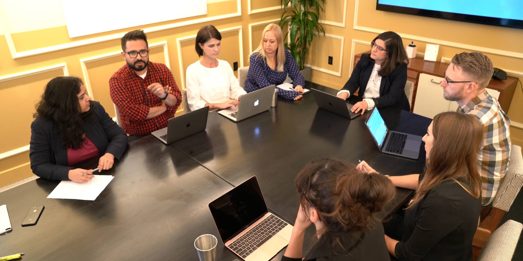 Animal Equality team in a meeting