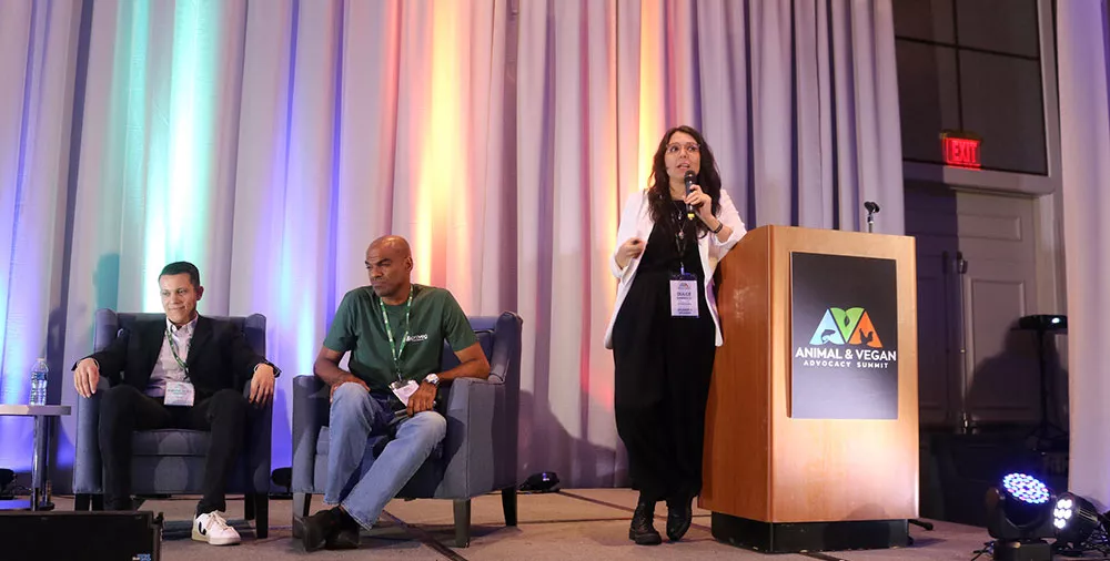 Dulce speaking during 2024 AVA Summit