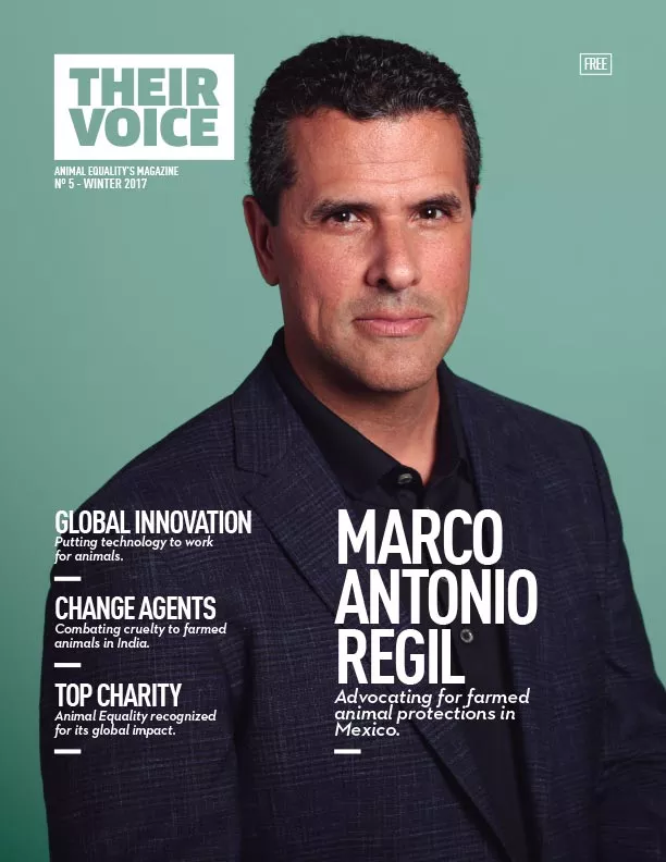 Cover of Their Voice - Animal Equality's Magazine number 5